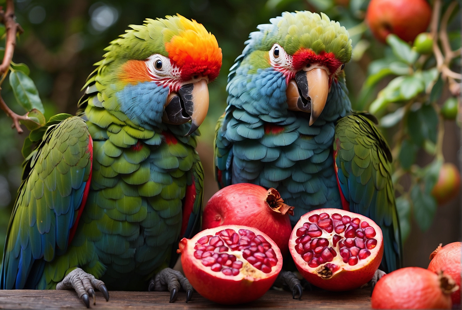Can Parrots Eat Pomegranate?