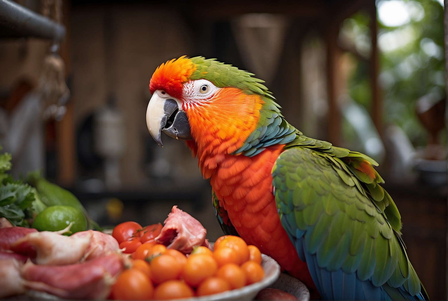 Do Parrots Eat Meat?