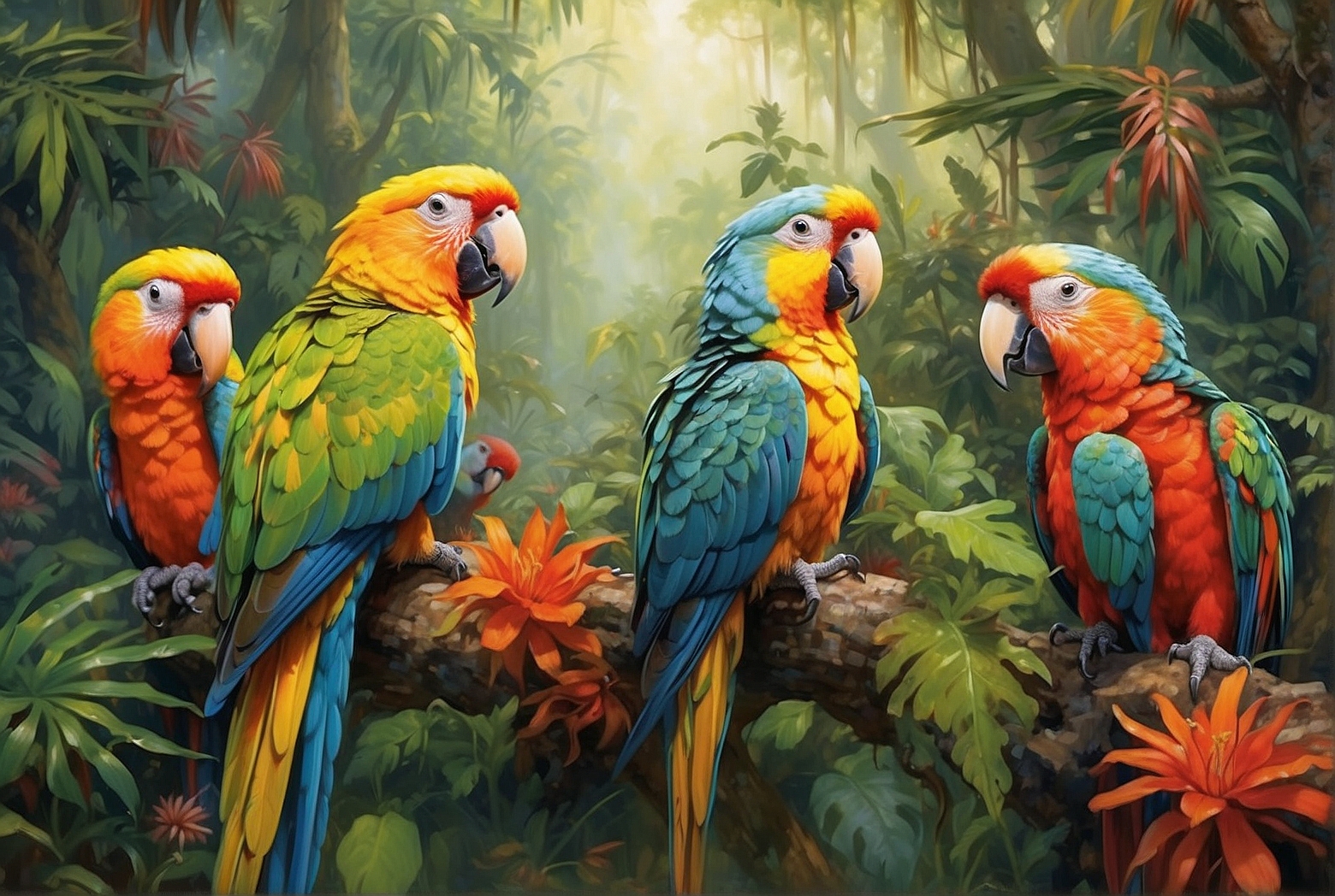 Native Habitats of Parrots